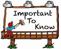 Important Reminder