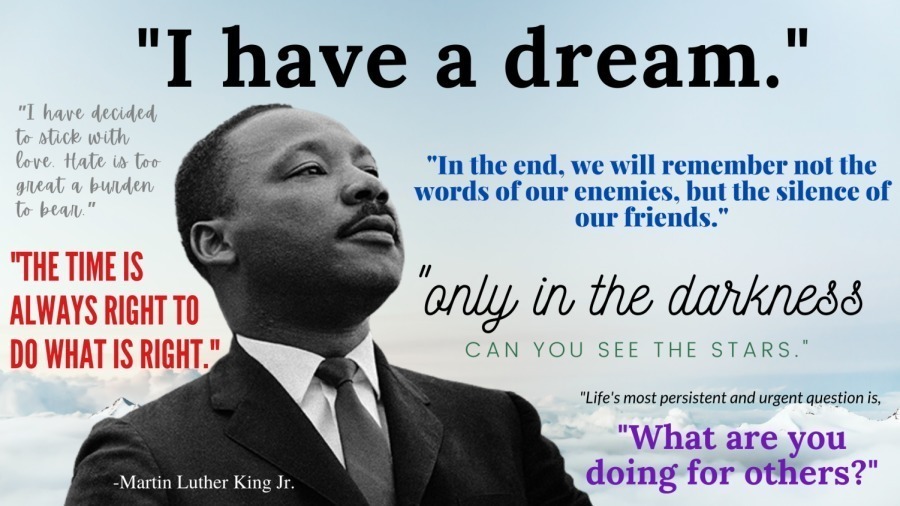 Martin Luther King, JR. Day January 17, 2022