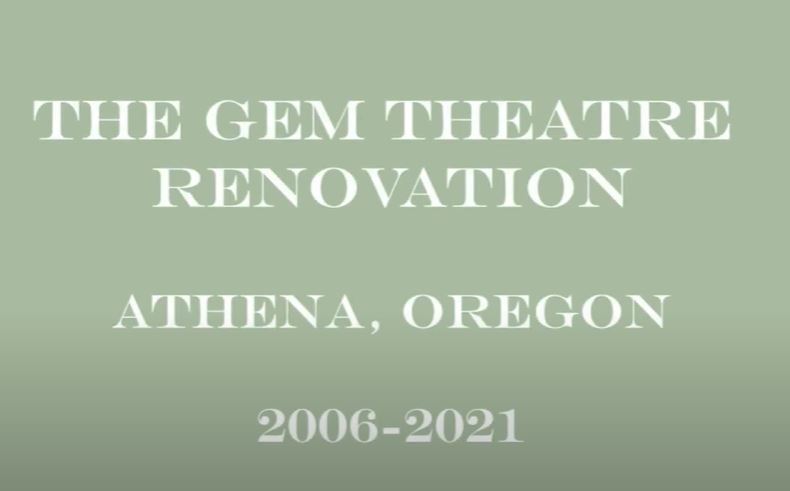 graphic the gem theatre renovation athena or 2006-2021