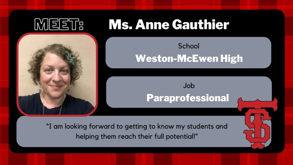 Meet Ms. Gauthier