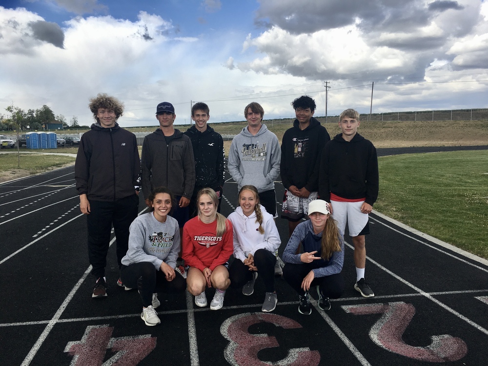 Track athletes