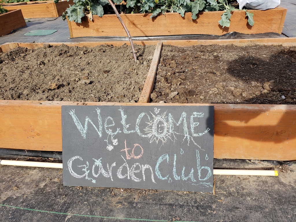 Garden club sign
