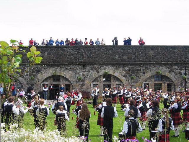 WM Band Performing at Stirling Castle, Scotland in June, 2005.