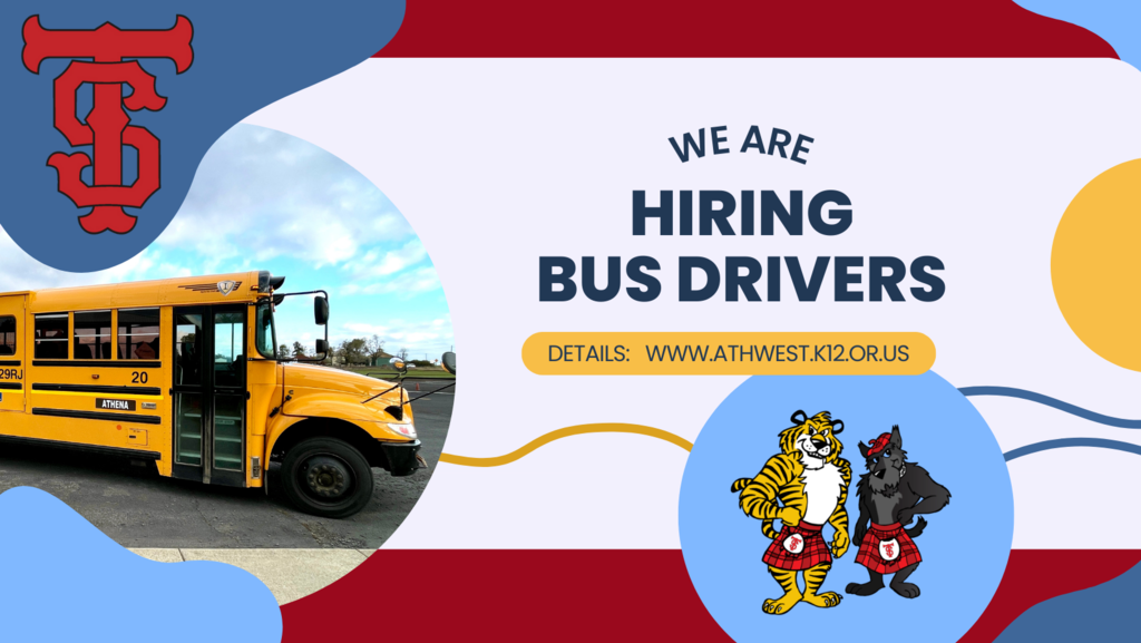 Hiring Bus driver graphic